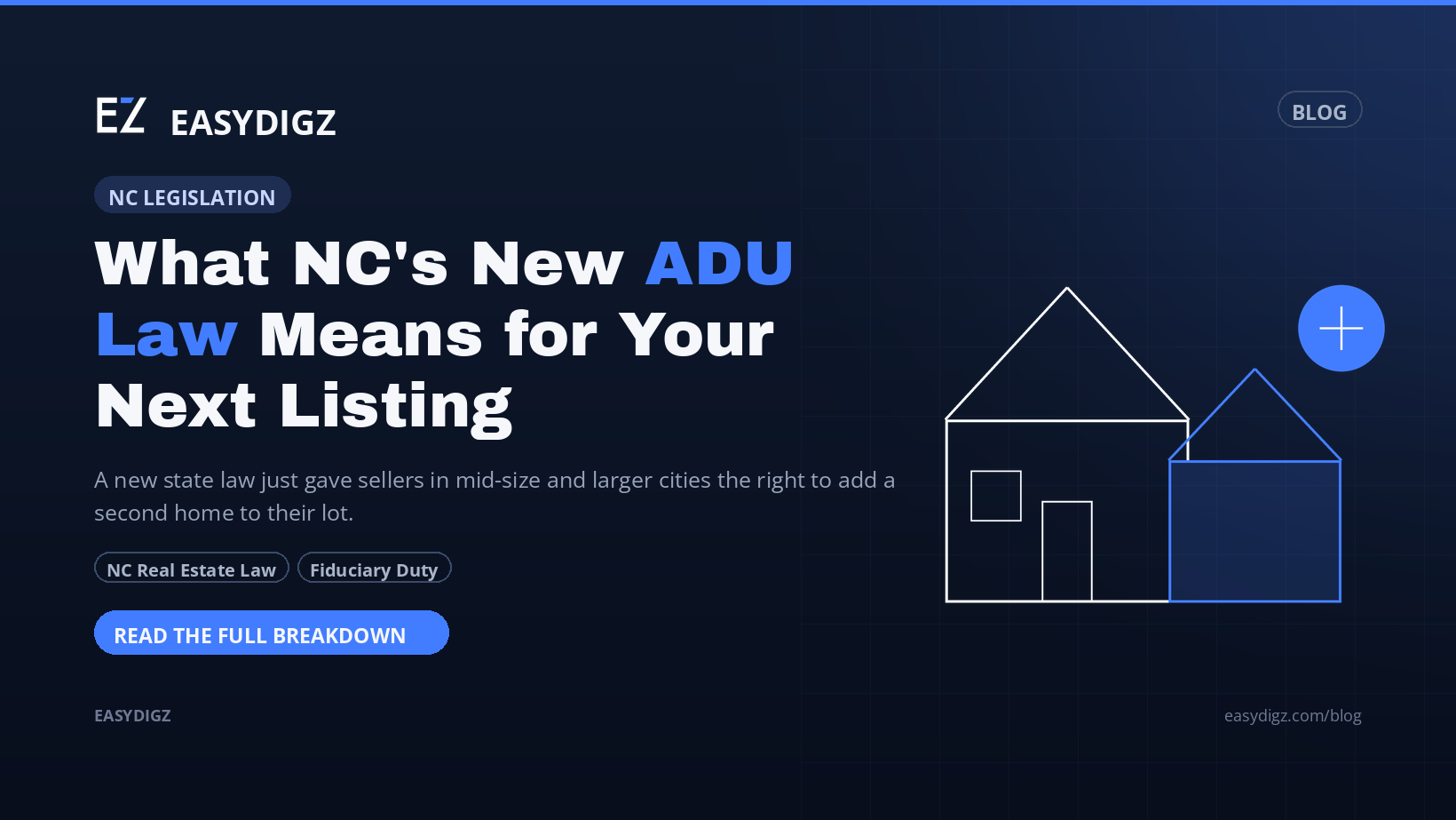 What North Carolina's New ADU Law Means for Your Next Listing