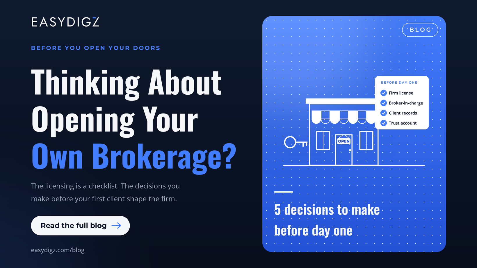 Thinking About Opening Your Own Brokerage? Here's What It Actually Takes
