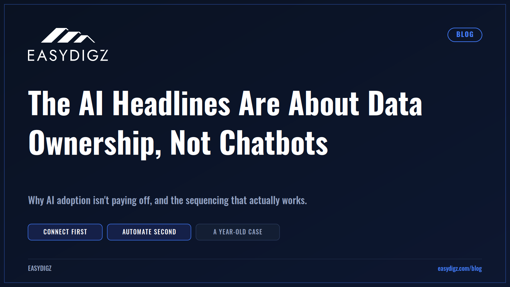 The AI Headlines Are About Data Ownership, Not Chatbots