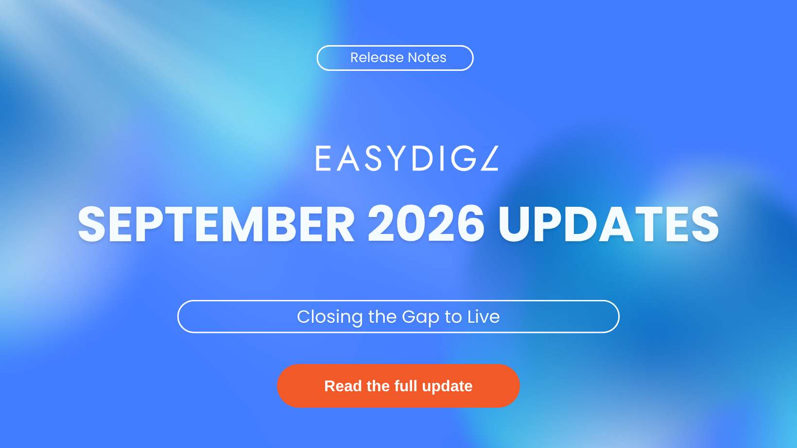 What's New on EasyDigz — September 2026: Onboarding, Custom Domain and Branded Email